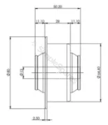 SuperPro MQB FLCA Rear Bush Suits Alloy Subframe (80 duro/ShA) SPF5592K - Image 4