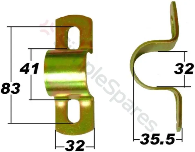 SuperPro UNIVERSAL SWAY-BAR BRACKET SPF0984K - SPR-SPF0984K