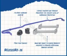 SuperPro Sway Bar 16mm (80 duro/ShA) RC0125RZ-16 - Image 5