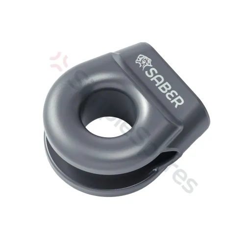 Saber 6061 Aluminium Spliced Winch Thimble UPDATED DESIGN  - Cerakote Grey SBR-SWT2CG - SBR-SWT2CG