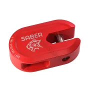 Saber Saber 7075 Alloy Winch Shackle Short - Cerakote Red SBR-AWSSCR - Image 1