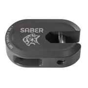 Saber Saber 7075 Alloy Winch Shackle Short - Cerakote Grey SBR-AWSSCG - Image 2