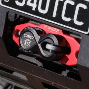 Saber Saber 7075 Alloy Winch Shackle Pro - Black SBR-AWSPROCBLK - Image 1