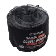 Saber SaberPro Double Braided 30M Winch Rope (black) SBR-30WR-BLK - Image 1