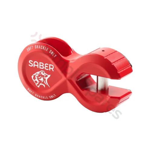 Saber Saber 7075 Alloy Winch Shackle Pro - Cerakote Red SBR-AWSPROCR - SBR-AWSPROCR