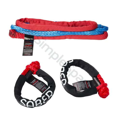 Saber 12mm SaberPro Bridle & Twin 15K Soft Shackle Kit SBR-BRK12-5 - SBR-BRK12-5