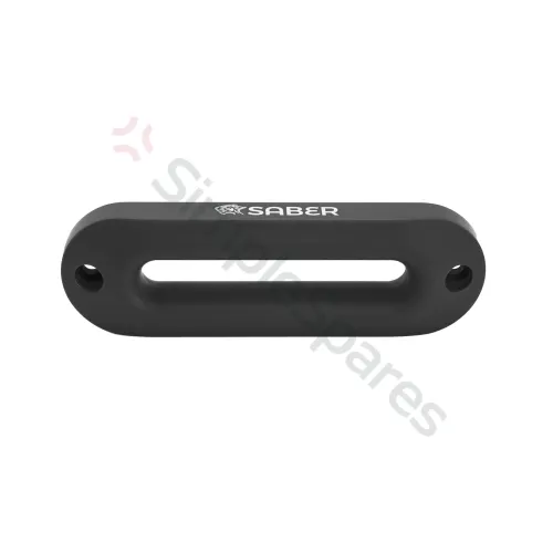 Saber Chunky Hawse Fairlead-  Black SBR-FLC2BLK - SBR-FLC2BLK