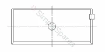 ACL Race Series Con Rod Bearing Set (Standard) 8B1665HD-STD - Image 2