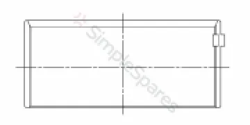 ACL Race Series Con Rod Bearing Set (Standard) 8B1665HD-STD - Image 3