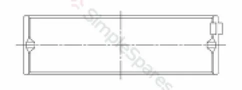 ACL Race Series Main Bearing Set 7M8103H-.25 - Image 2