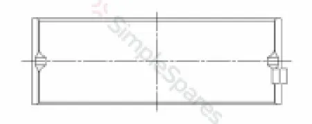 ACL Race Series Main Bearing Set 7M8103H-.25 - Image 4