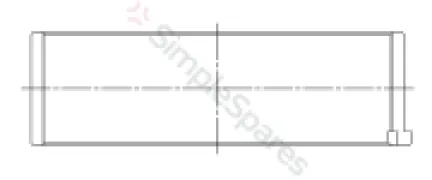 ACL Race Series Con Rod Bearing Set (Standard) 6B1569H-STD - Image 2