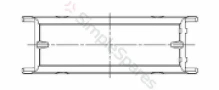 ACL Race Series Main Bearing Set (Standard) 7M1532H-STD - Image 5