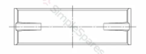 ACL Race Series Main Bearing Set 5M8632H-.025 - Image 2