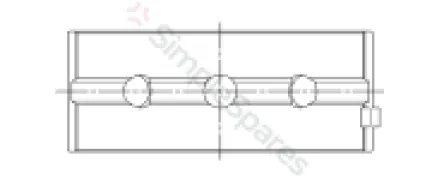ACL Race Series Main Bearing Set 5M8378H-.25 - Image 5