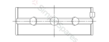 ACL Race Series Main Bearing Set 5M8378H-.025 - Image 3