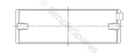 ACL Race Series Main Bearing Set 5M8361H-.025 - Image 2