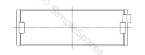 ACL Race Series Main Bearing Set 5M8353H-.25 - Image 2