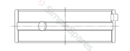 ACL Race Series Main Bearing Set 5M8353H-.25 - Image 3