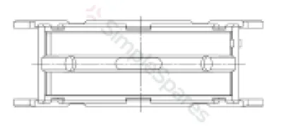 ACL Race Series Main Bearing Set (Standard) 6M1581HX-STD - Image 5
