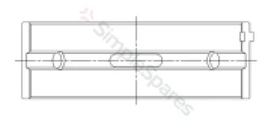 ACL Race Series Main Bearing Set 6M1581H-.50 - Image 3