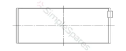 ACL Race Series Con Rod Bearing Set 6B8396H-.25 - Image 2