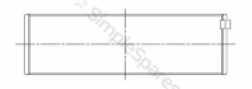 ACL Race Series Con Rod Bearing Set 6B5530H-.25 - Image 2