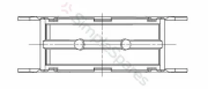 ACL Race Series Main Bearing Set 5M8174H-.025 - Image 4
