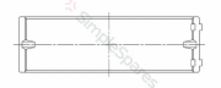 ACL Race Series Main Bearing Set (Standard) 5M1538H-STD - Image 2