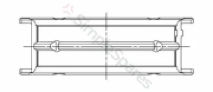 ACL Race Series Main Bearing Set 5M1538H-.025 - Image 5