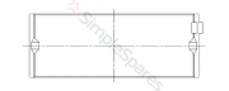 ACL Race Series Main Bearing Set 5M1144H-.25 - Image 2