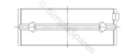 ACL Race Series Main Bearing Set 5M1144H-.25 - Image 3