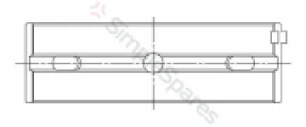 ACL Race Series Main Bearing Set 4M2633H-.25 - Image 3