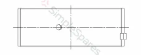 ACL Race Series Con Rod Bearing Set 4B2166H-.25 - Image 2