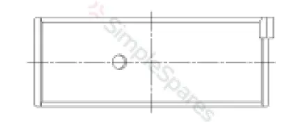 ACL Race Series Con Rod Bearing Set 4B1956H-.25 - Image 2