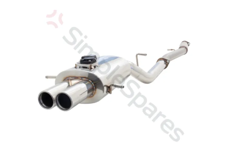 Xforce 3" Cat-Back System with Twin Tip Varex Muffler, 304 Stainless Steel E4-SW05VMK5-CBS - XFO-E4-SW05VMK5-CBS