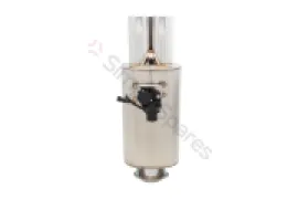 Xforce Oval Body 6" x 10" x 15" (15,24cm x 25,4cm x 38,1cm) Center in/Twin out 3" Flanged Inlet, 3" Twin Double-Wall Tips VMK5-300 - Image 2