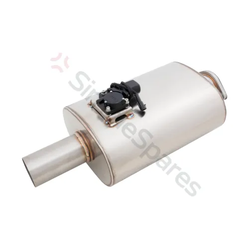 Xforce Oval Body 6" x 10" x 15" (15,24cm x 25,4cm x 38,1cm) Center in/Center out 3" Flanged Inlet, 3" Single-wall Outlet VMK11-300 - XFO-VMK11-300