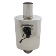 Xforce Oval Body 6" x 10" x 16" (16,51cm x 25,4cm x 40,64cm) Center in/Center Out 4" Flanged Inlet, 4" Single-Wall Tip VMK18-400 - Image 4