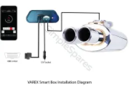 Xforce Smart Bluetooth Exhaust Controller for VAREX Muffler VKSB01 - Image 3