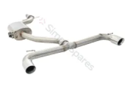 Xforce 3" Cat-Back System with Varex Muffler, 304 Stainless Steel ES-VW06VMK-CBS - Image 1