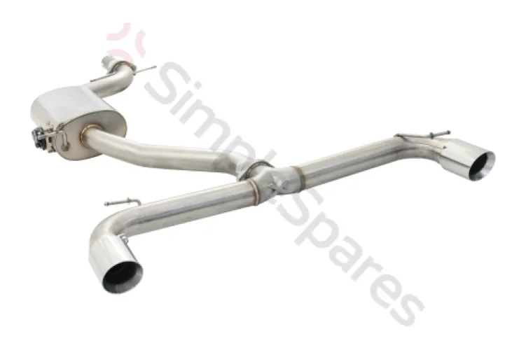 Xforce 3" Cat-Back System with Varex Muffler, 304 Stainless Steel ES-VW06VMK-CBS - XFO-ES-VW06VMK-CBS