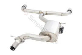 Xforce 3" Cat-Back System with Varex Muffler, 304 Stainless Steel ES-VW06VMK-CBS - Image 3