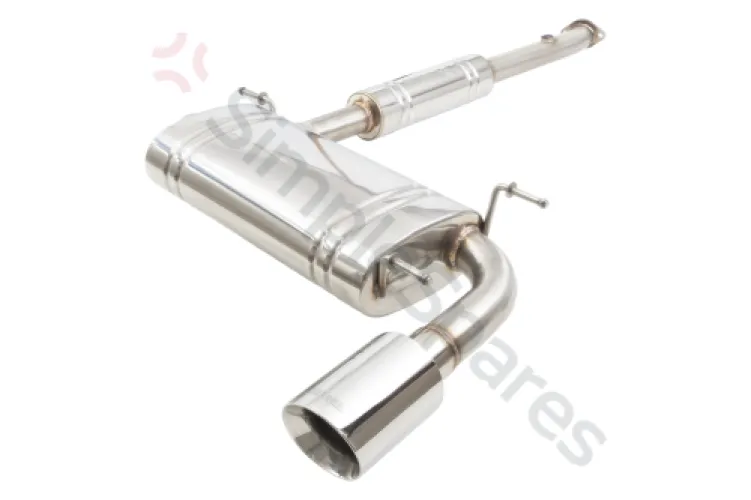 Xforce 2.52" Cat-Back System, 304 Stainless Steel ES-MX5-01-CBS - XFO-ES-MX5-01-CBS