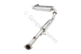 Xforce 2.52" Cat-Back System, 304 Stainless Steel ES-MX5-01-CBS - Image 3