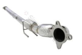 Xforce 3" Downpipe with High-Flow Catalytic Converter, 304 Stainless Steel (for track and off road use only) ES-VW06-KITB - Image 1