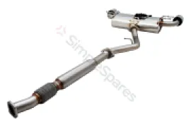 Xforce 2.5" Cat-Back System with Varex Muffler, 304 Stainless Steel EST861VKCS - Image 2