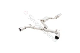 Xforce 3" Cat-Back System, 304 Stainless Steel ES-VW08-CBS - Image 1