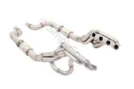 Xforce 1"7/8 Header with High-Flow Catalytic Converters, 304 Stainless Steel (for track and off road use only) H2-FM18-KITB - Image 1
