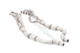 Xforce 1"7/8 Header with High-Flow Catalytic Converters, 304 Stainless Steel (for track and off road use only) H2-FM18-KITB - Image 2